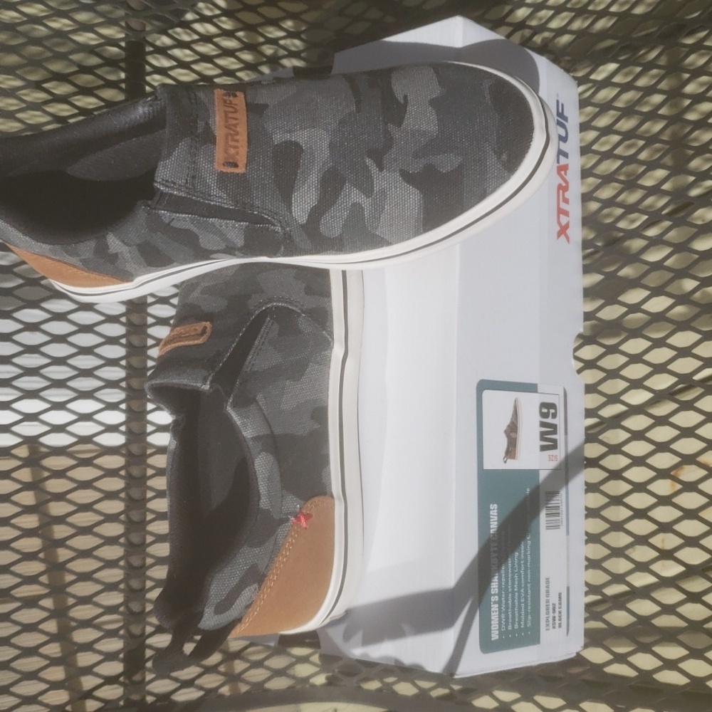 Camo slip ons